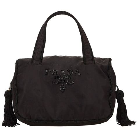 prada nylon tassel satchel|prada handbags sale.